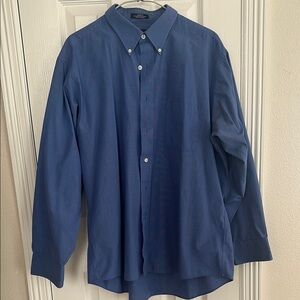 Chaps Blue Button-Down Shirt